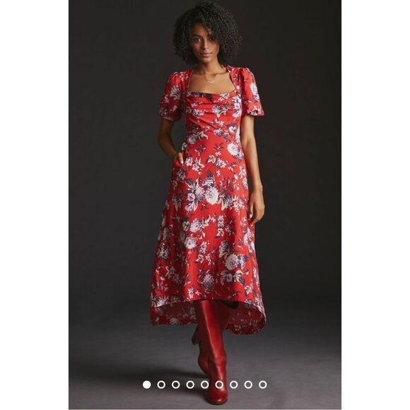 Anthropologie x Maeve Dresses & Skirts - New Anthropologie x Maeve Puff-Sleeve Dress Size 12